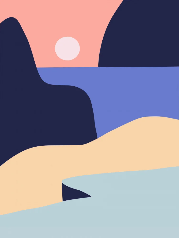 Dean, Little: Minimalistischer Strandblick