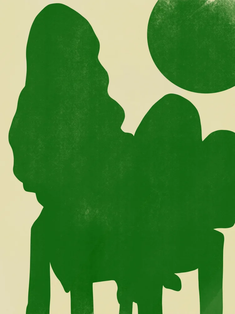 Dean, Little: Grande Figure Découpée En Vert