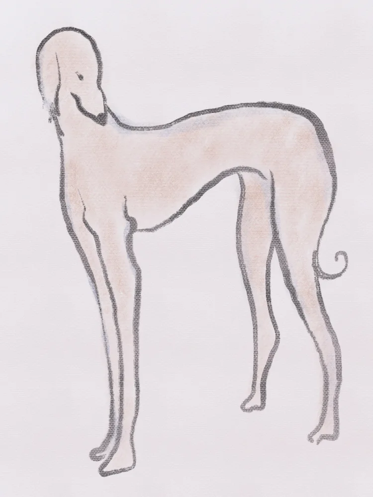 Dean, Little: Pastel hound