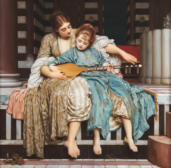 Leighton, Frederick: The Music Lesson