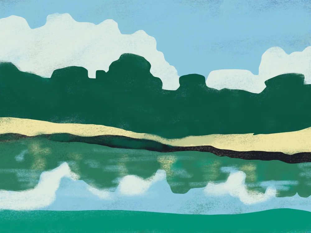 Dean, Little: Reflet du feuillage