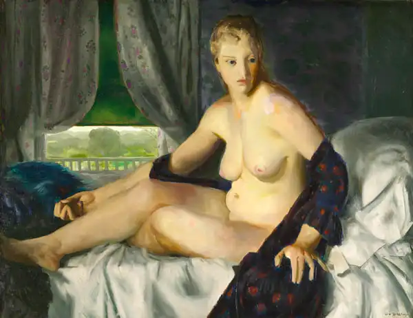 Bellows, Wesley George: Nude with Fan