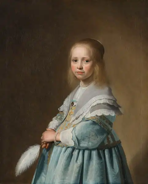 Verspronck, Johannes: Portrait of a Girl Dressed in Blue