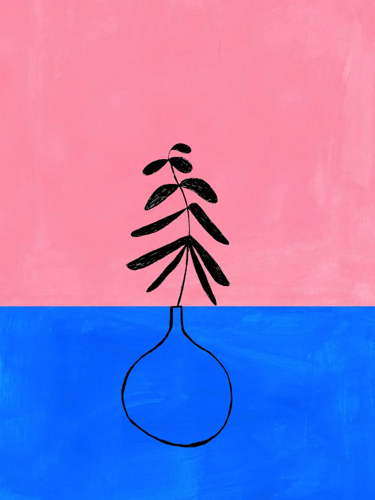 Haniff, Ejaaz: Cobalt Pink Vase .png