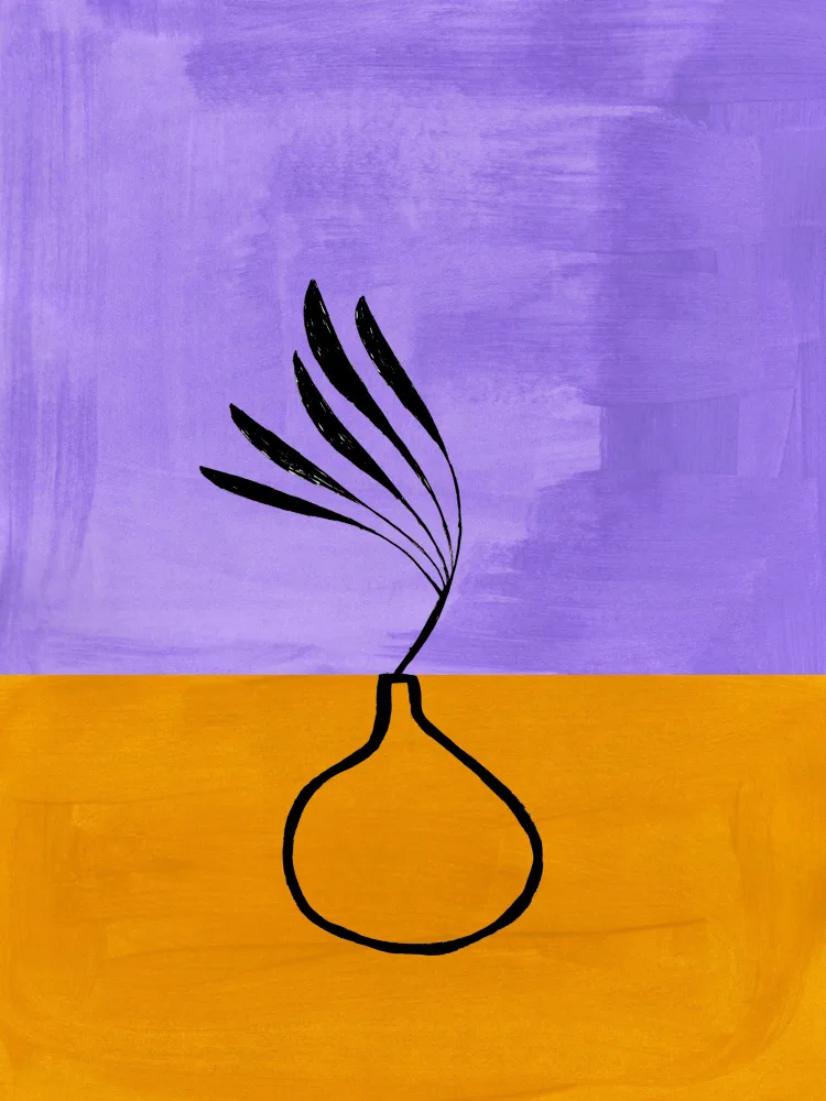 Haniff, Ejaaz: Jarrón de lavanda dorado
