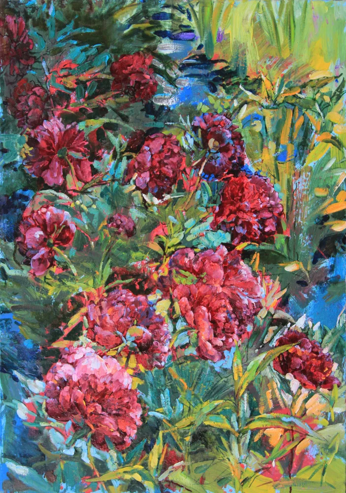 Kutsachenko, Andrii: Peonies in the garden