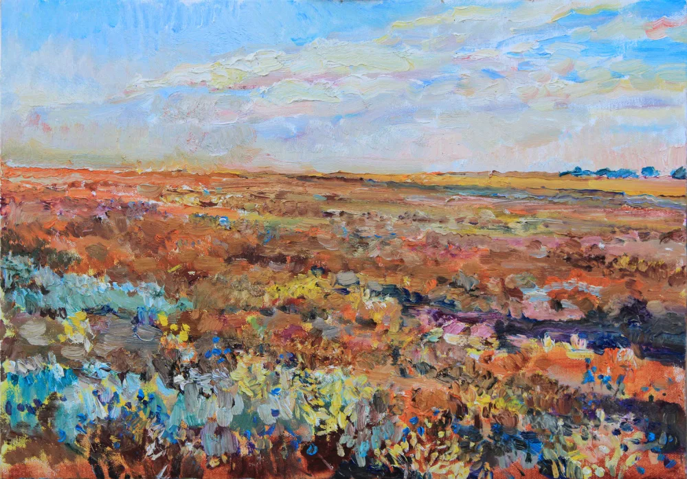 Kutsachenko, Andrii: Autumn in the steppe