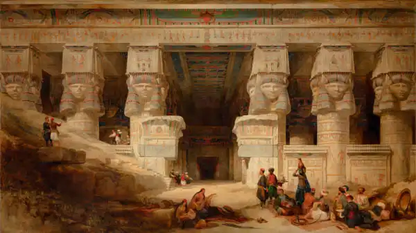 Roberts, David: The Temple of Dendera, Upper Egypt