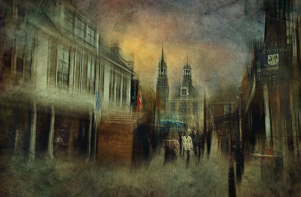 Linden, van Jan: En las calles de Ootmarsum,Países Bajos