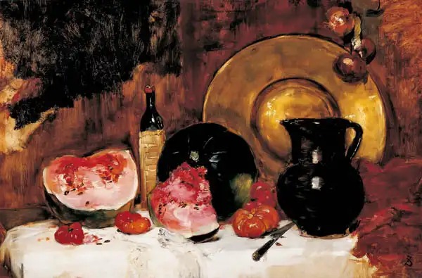 Duveneck, Frank: Still Life with Watermelon