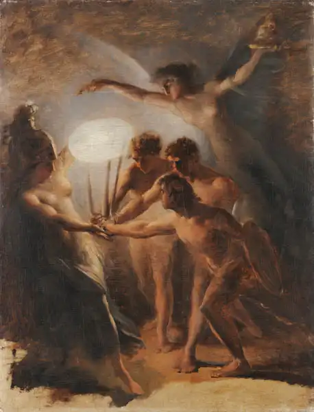 Sequeira, Domingos Antonio de: Allegory to the allegiance between Portugal, England and Spain