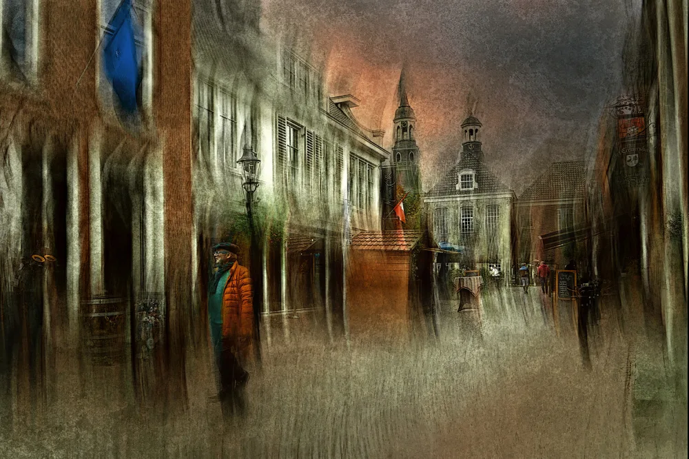 Linden, van Jan: In the streets of Ootmarsum, the Netherlands