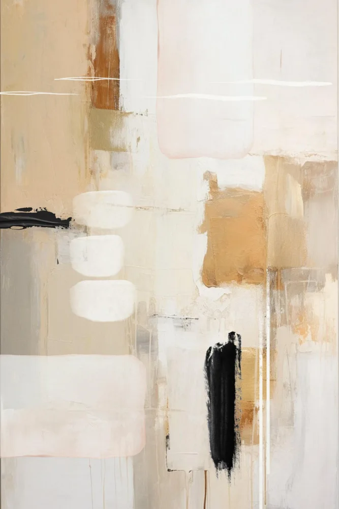 Moss, Ann Sally: Abstrakt in Beige 2