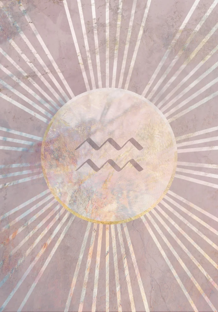 Manovski, Sarah: Aquarius Boho Star Sign Sun