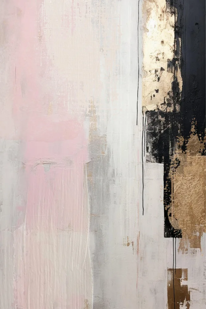 Moss, Ann Sally: Pink abstraction