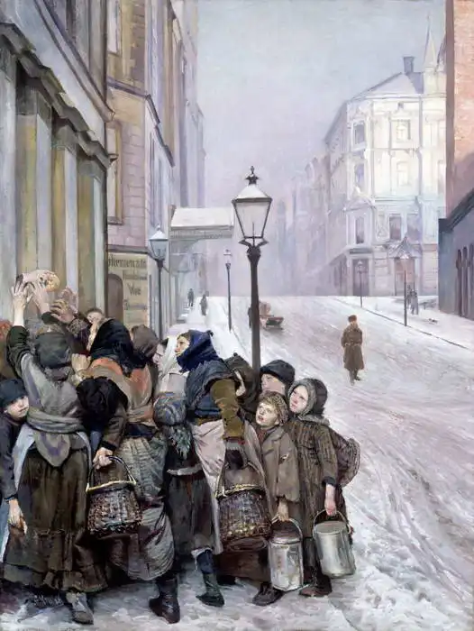 Krohg, Christian: Fight for survival