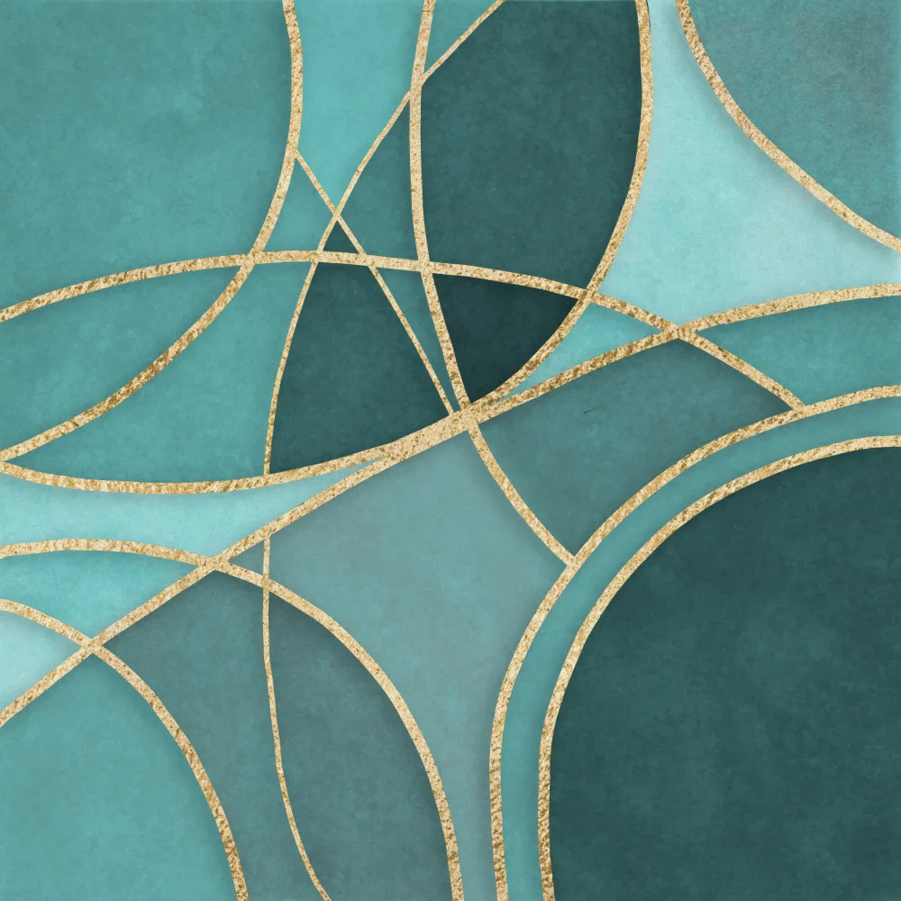 Haase, Andrea: Runde Abstracts Türkisgold