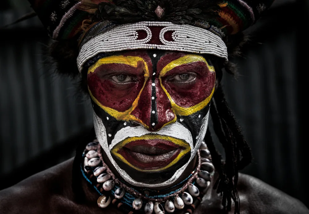 Garmendia, Inazio Joxe: Ready to the sing sing festival in Mt Hagen