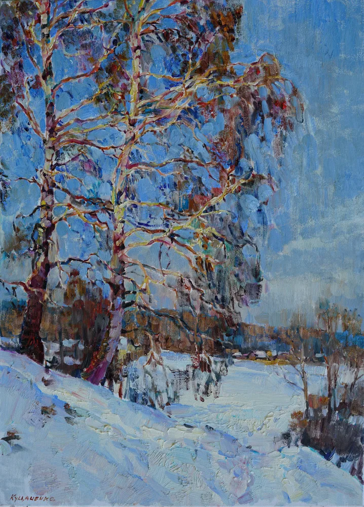 Kutsachenko, Andrii: Winter birches