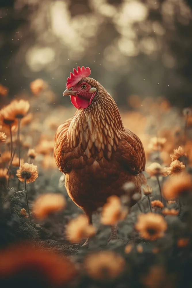 Treechild: Portrait de poulet