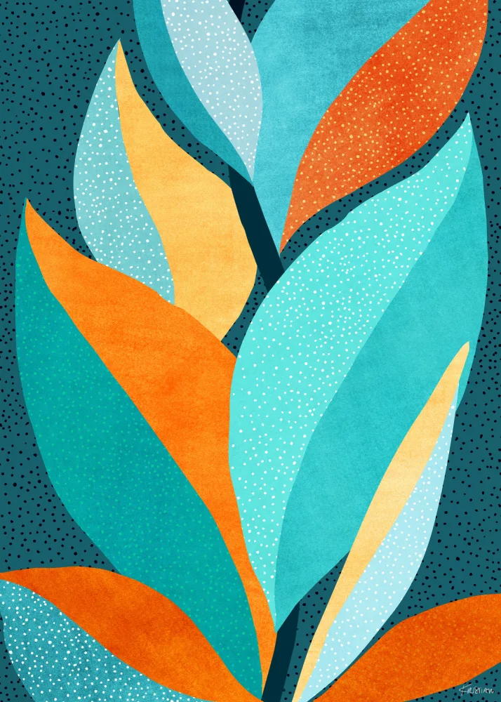Gallagher, Kristian: Abstract Tropical Foliage