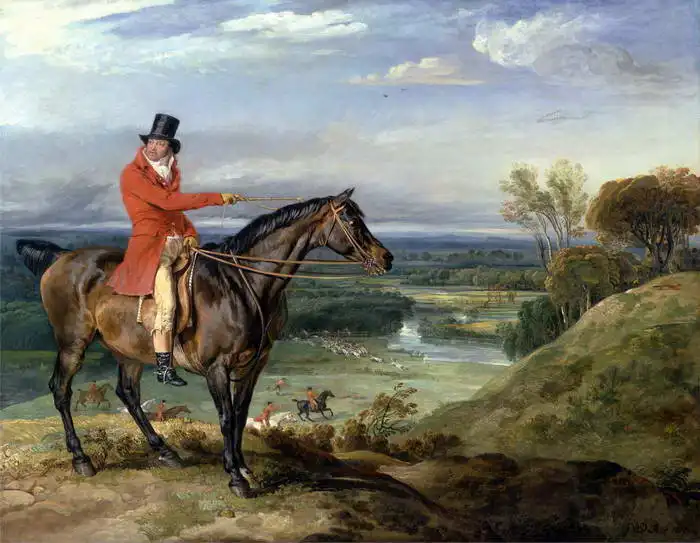 Ward, James: John Levett hunt in Wychnoru (Staffordshire)