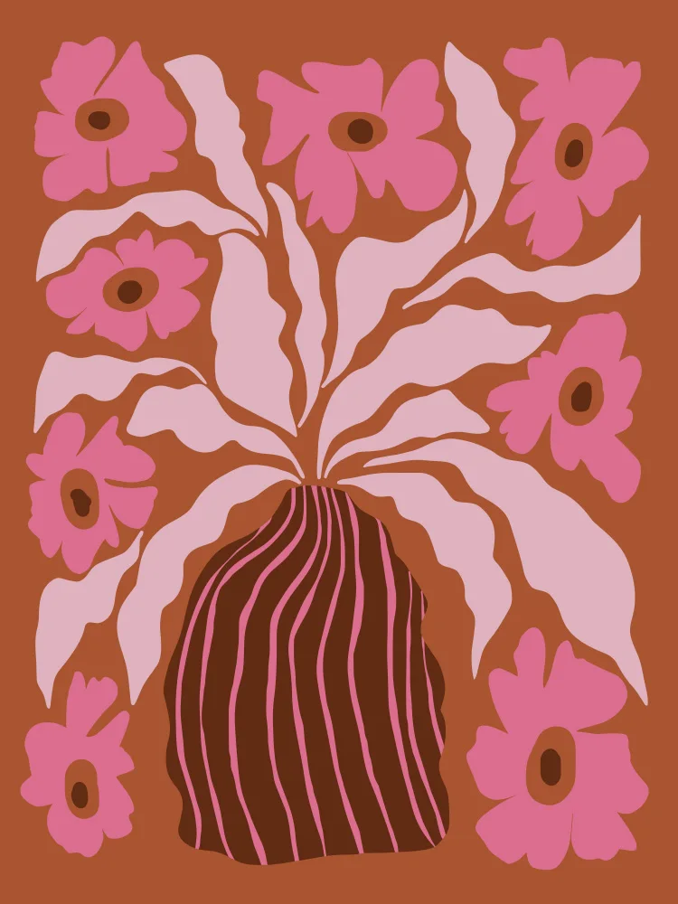 Studio, Art Miho: Mid-century blooming pot
