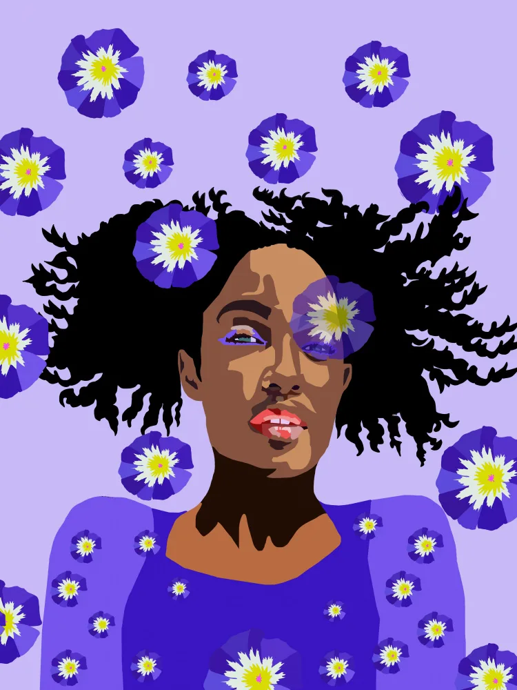 Rakos, Lynnda: Girl in Purple