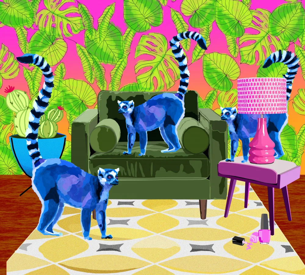 Rakos, Lynnda: Lemurs in the House