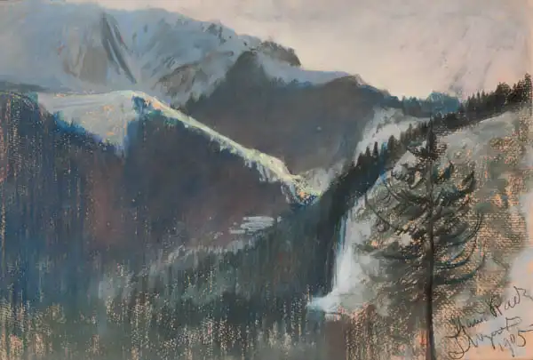 Wyczółkowski, Leon: Mountain landscape