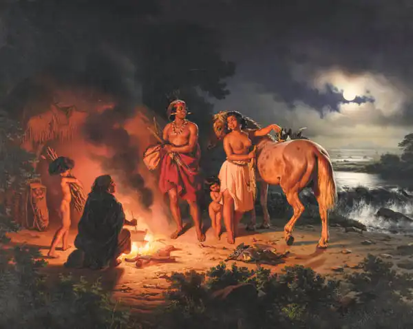 Nahl, Charles Christian: The Indian Camp
