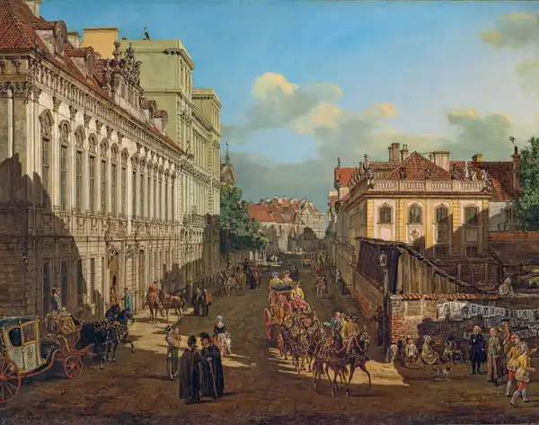 Bellotto, Bernardo: Miodowa Street