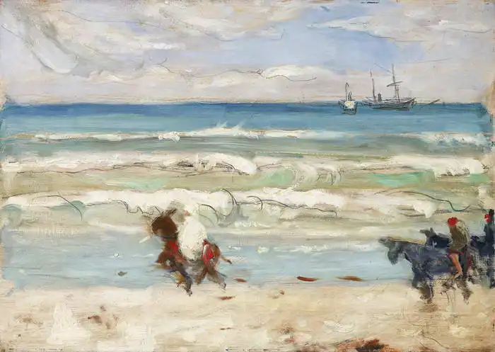 Morrice, James Wilson: Beach in Tangier