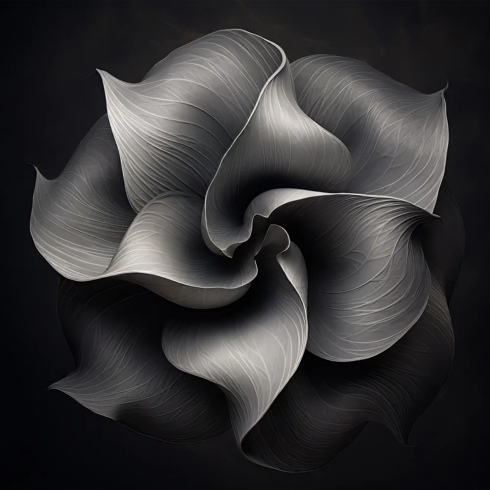 Paksoylu, Bilge: Black and White Flower