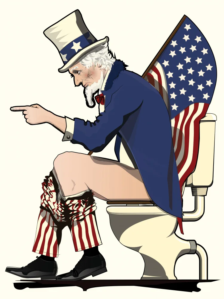 Washroom, The In: Oncle Sam aux toilettes