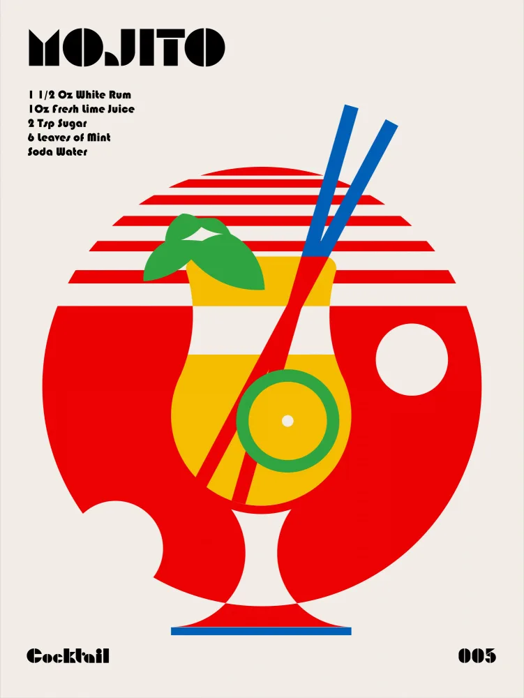 Retrodrome: Mojito Bauhaus Cocktail