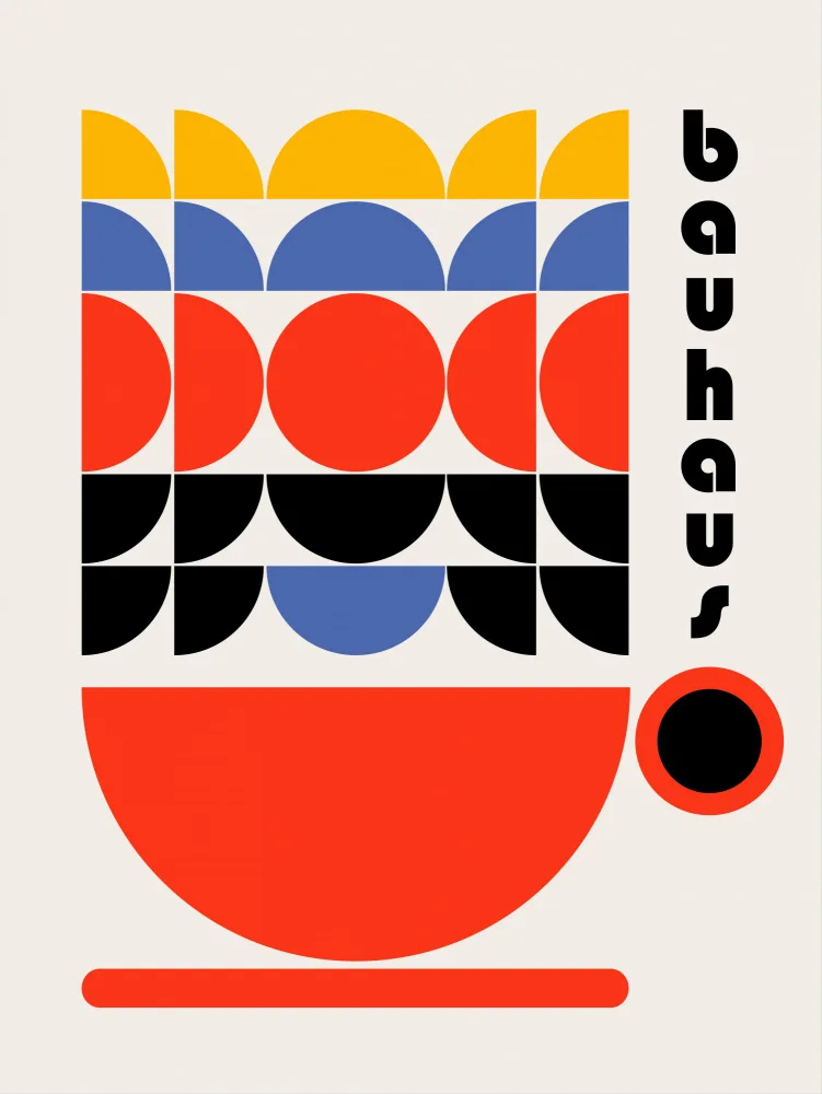 Retrodrome: Bauhaus Coffee 70s Dekor