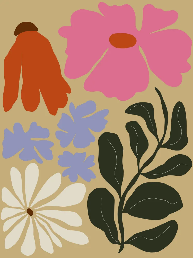 Studio, Art Miho: Bold_Matisse floreale