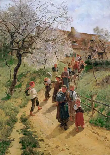 Kallmorgen, Friedrich: A spring day