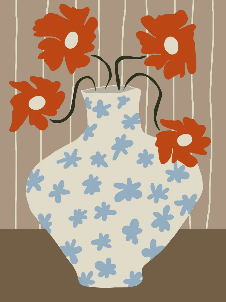 Studio, Art Miho: Ceramica floreale vintage