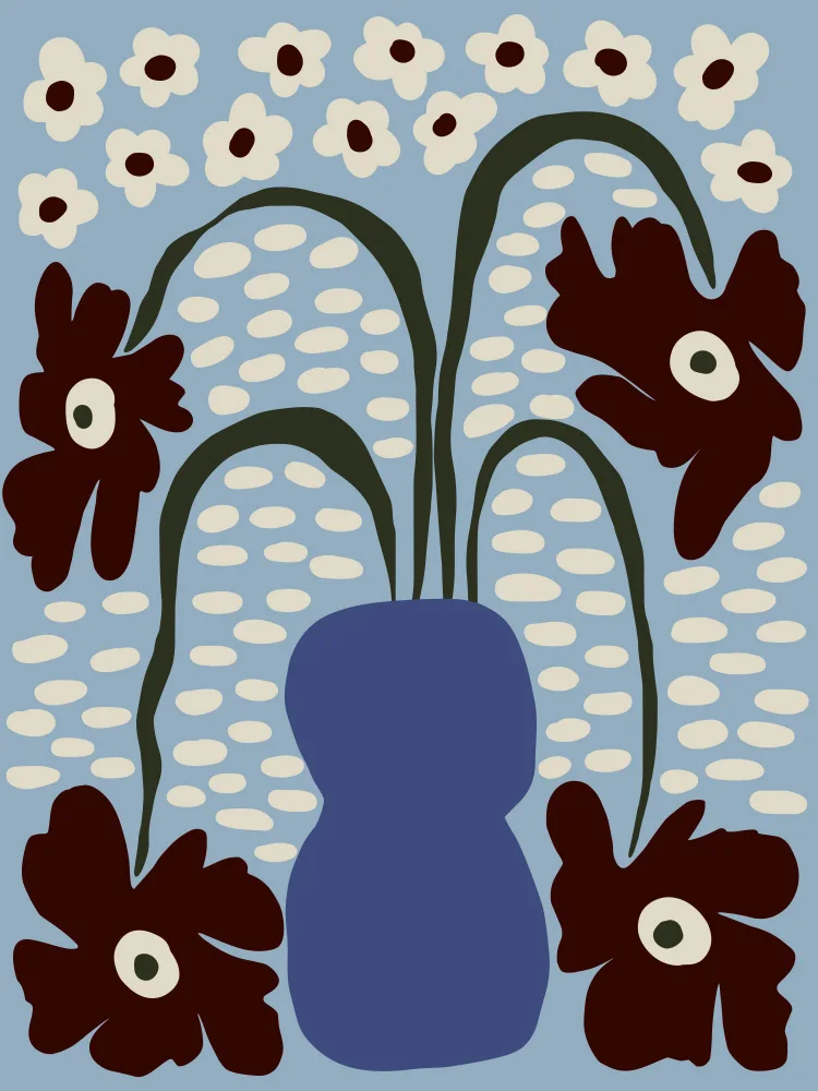 Studio, Art Miho: Dropping orange fern