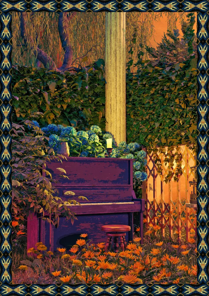 CosmoZach: PIANO IN FOREST