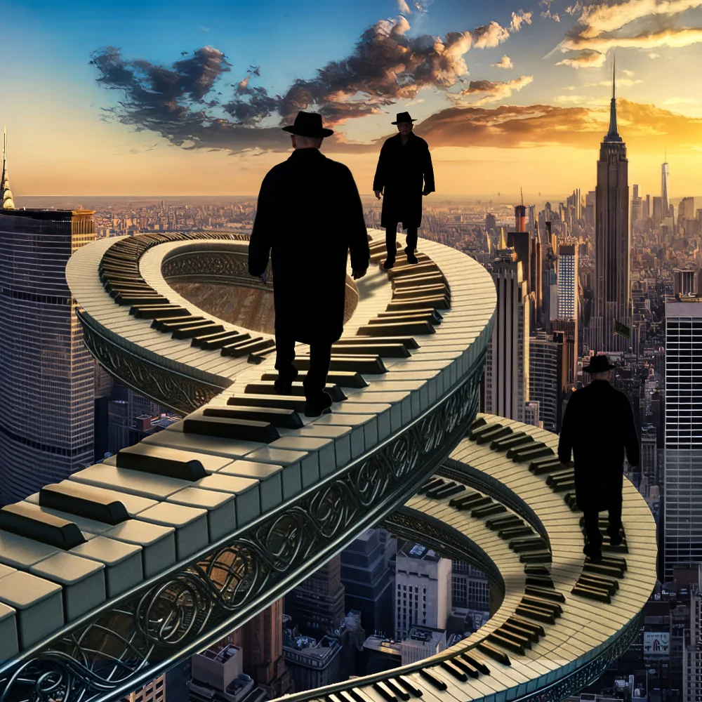 Fuchs, Dov: A Sunset Stroll over NYC