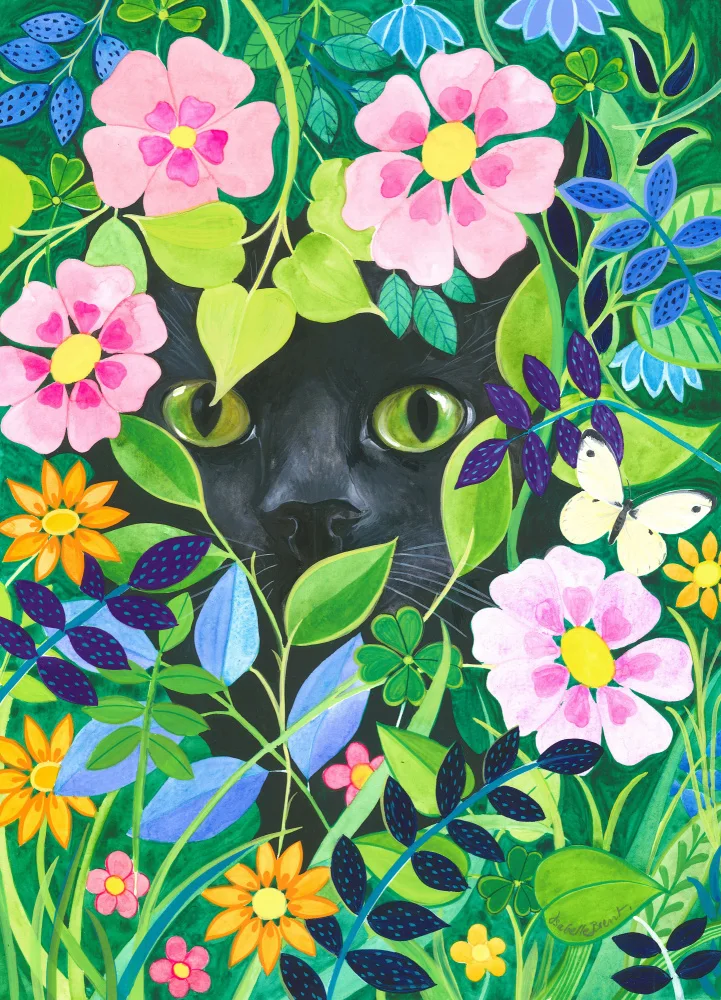 Brent, Isabelle: Secret Garden Hidden Cat Art