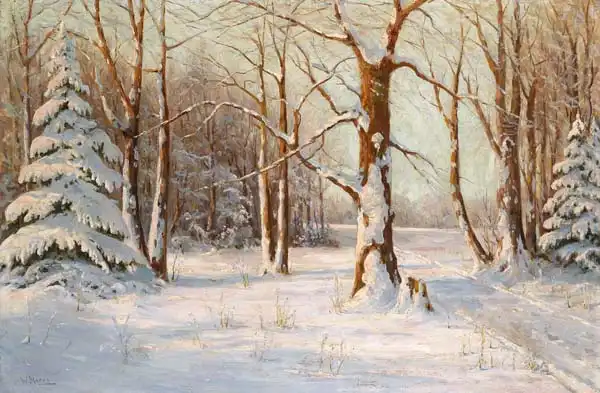 Moras, Walter: Winter forest