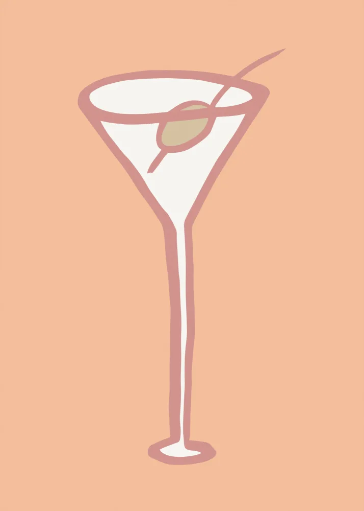 Studio, Pictufy: Olive In Glass Peach Fuzz Poster