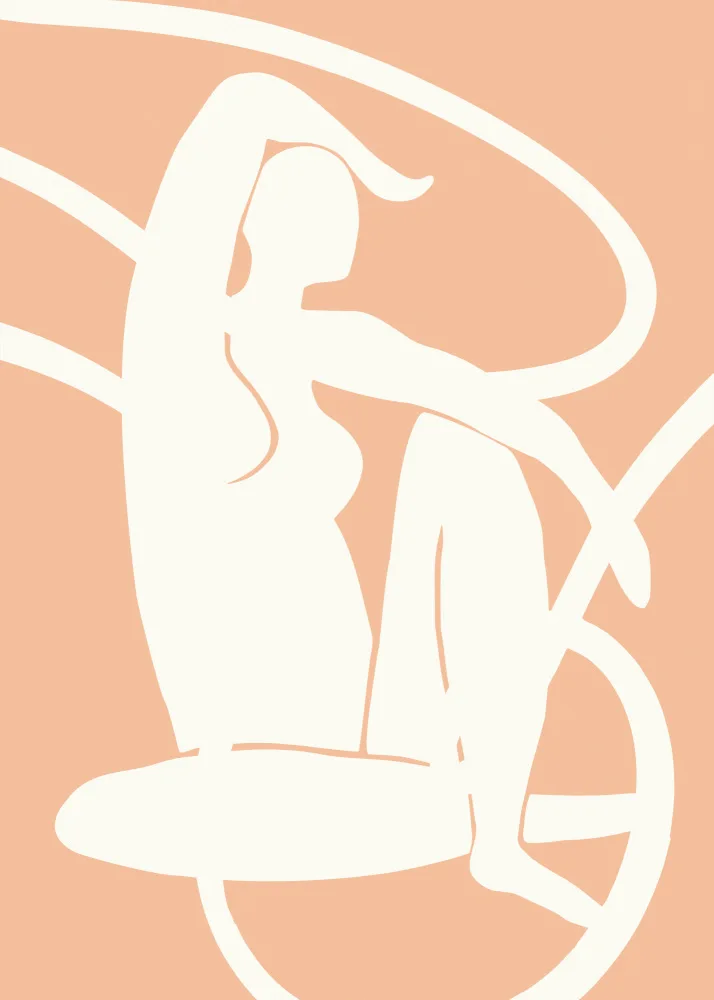 Studio, Pictufy: Pictufy Studio Woman Line Peach Fuzz