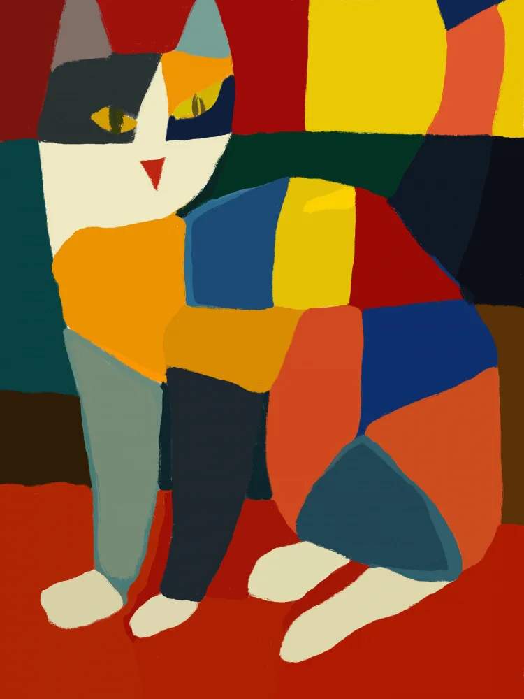 Dean, Little: Ritratto di gatto pixel