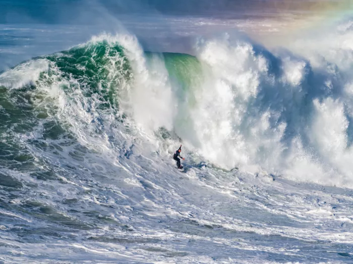Lopez, Jose Francisco: Surfing in Nazare