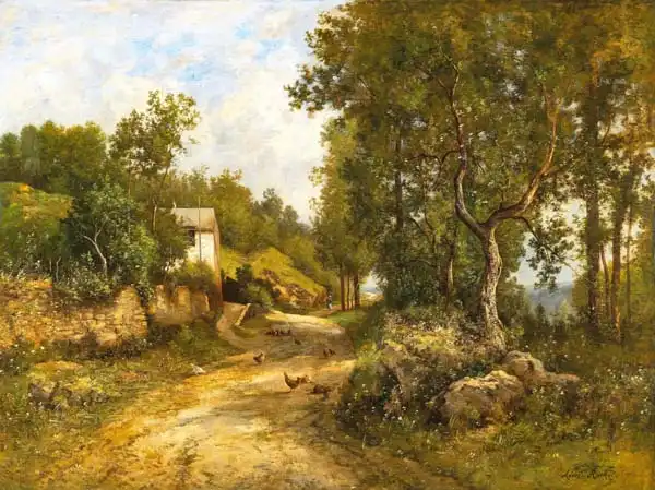 Richet, Leon: Path through a Large Landscape
